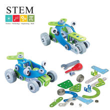 STEM Plastic Intelligent Model Car Toy Kits Kids DIY Cheap OEM